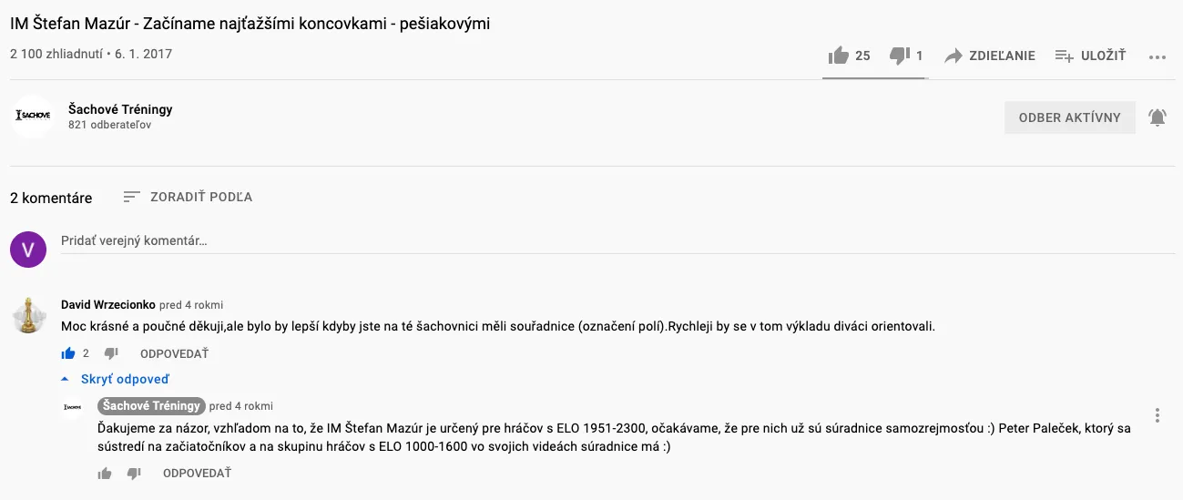 Recenzia z YouTube